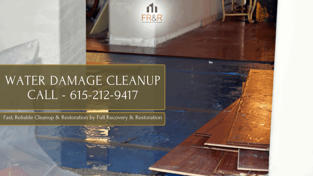 water damage cleanup in Murfreesboro